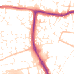 Daytime road noise heatmap for EX31 3QS