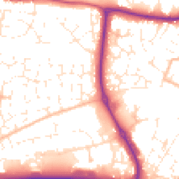 Daytime road noise heatmap for EX31 3QU