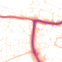 Daytime road noise heatmap for EX31 3RD
