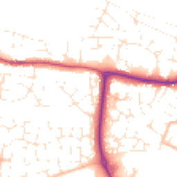 Daytime road noise heatmap for EX31 3RF
