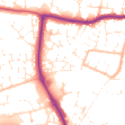 Daytime road noise heatmap for EX31 3RQ