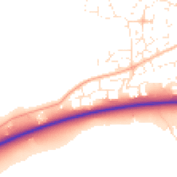 Daytime road noise heatmap for EX31 3TN