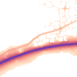 Daytime road noise heatmap for EX31 3TP