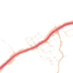 Daytime road noise heatmap for EX31 3TX