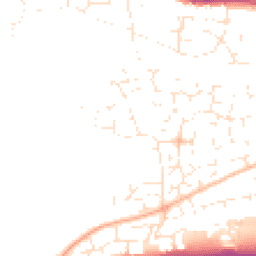 Daytime road noise heatmap for EX31 3WB