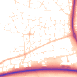 Daytime road noise heatmap for EX31 3XN
