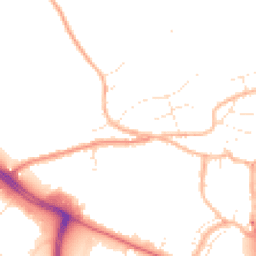 Daytime road noise heatmap for EX31 4AD