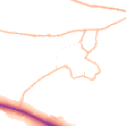 Daytime road noise heatmap for EX31 4AE