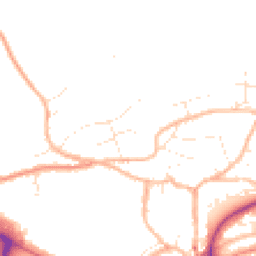 Daytime road noise heatmap for EX31 4AL