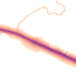 Daytime road noise heatmap for EX31 4AU
