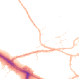 Daytime road noise heatmap for EX31 4AW