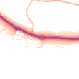 Daytime road noise heatmap for EX31 4BN