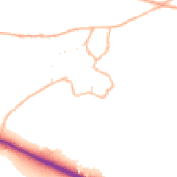Daytime road noise heatmap for EX31 4BS