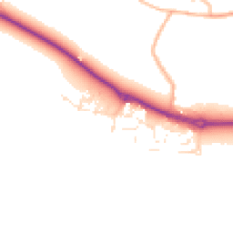 Daytime road noise heatmap for EX31 4FD