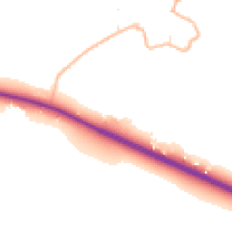 Daytime road noise heatmap for EX31 4FX