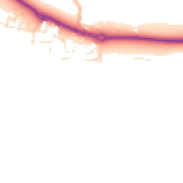 Daytime road noise heatmap for EX31 4RD