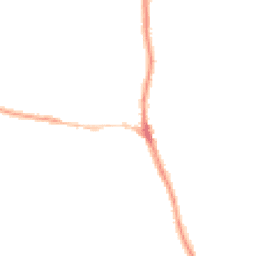 Night-time road noise heatmap for EX33 1AA