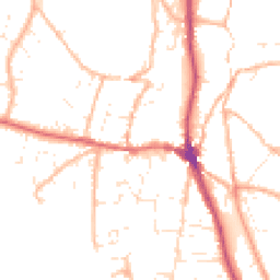 Daytime road noise heatmap for EX33 1AG