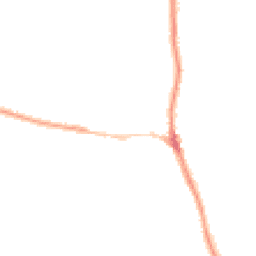 Night-time road noise heatmap for EX33 1AG