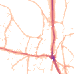 Daytime road noise heatmap for EX33 1AR