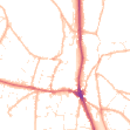 Daytime road noise heatmap for EX33 1AW