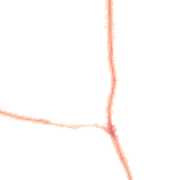 Night-time road noise heatmap for EX33 1AW