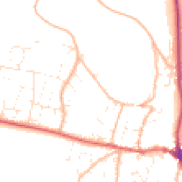 Daytime road noise heatmap for EX33 1AX