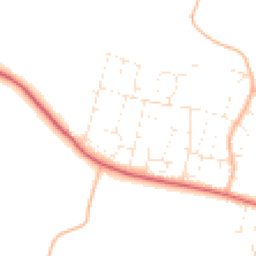 Daytime road noise heatmap for EX33 1BH