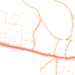Daytime road noise heatmap for EX33 1BQ