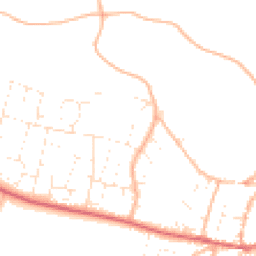 Daytime road noise heatmap for EX33 1BR
