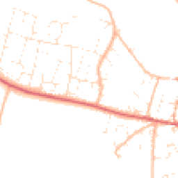 Daytime road noise heatmap for EX33 1DB