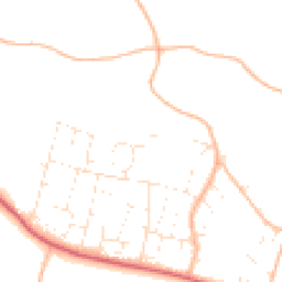 Daytime road noise heatmap for EX33 1DF
