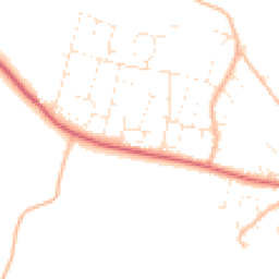 Daytime road noise heatmap for EX33 1DH