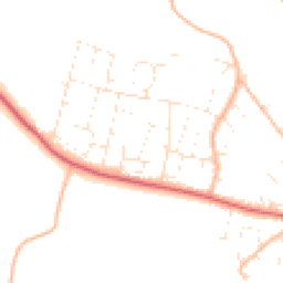 Daytime road noise heatmap for EX33 1DL