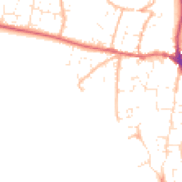 Daytime road noise heatmap for EX33 1EX