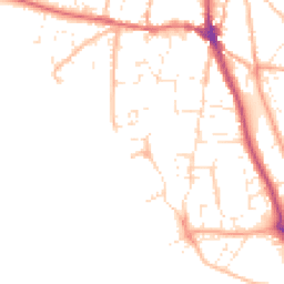 Daytime road noise heatmap for EX33 1FE