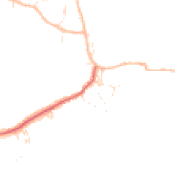 Daytime road noise heatmap for EX33 1NE