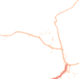 Daytime road noise heatmap for EX33 1NP