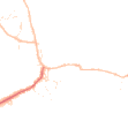 Daytime road noise heatmap for EX33 1PF