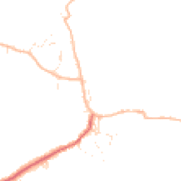 Daytime road noise heatmap for EX33 1QH