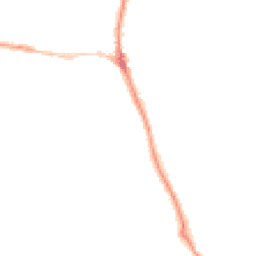 Night-time road noise heatmap for EX33 2AJ