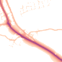 Daytime road noise heatmap for EX33 2DE