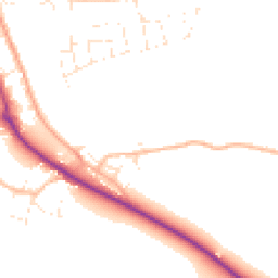 Daytime road noise heatmap for EX33 2DG