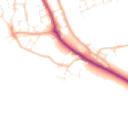 Daytime road noise heatmap for EX33 2DP