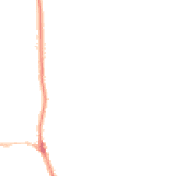 Night-time road noise heatmap for EX33 2EH