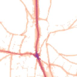 Daytime road noise heatmap for EX33 2ES