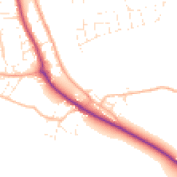 Daytime road noise heatmap for EX33 2HZ