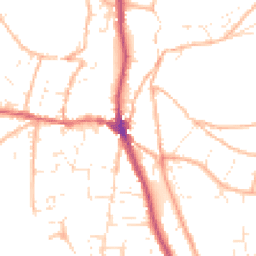 Daytime road noise heatmap for EX33 2JD