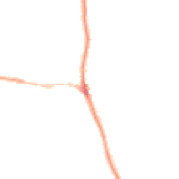 Night-time road noise heatmap for EX33 2JD