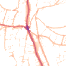 Daytime road noise heatmap for EX33 2JS